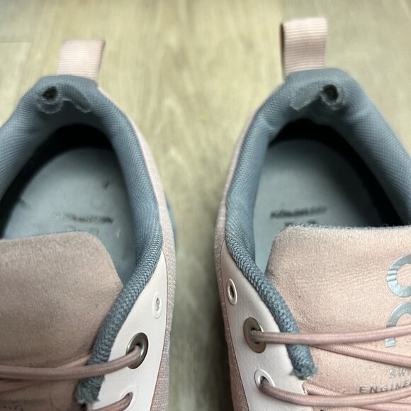 On Cloud 5 Waterproof Running Shoes Women's Sz 7.5 Rose Athletic Road Trainers - Picture 5 of 13